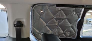 Thermomatten Premium Spacetourer/Campster/Vanster/Traveller/Crosscamp/ProAce Verso (nicht City)/Zafira Life Komplettset -  zum Konfigurieren - mit farbigem Einfassband
