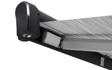 Markise Thule Omnistor 4200 Länge 260, Gehäuse Anthrazit, Tuch Mystic grau