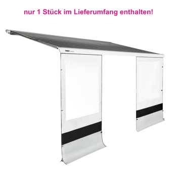 Thule Rain Blocker G2 Front, Länge 1,12 m, Anbauhöhe 1,85 m