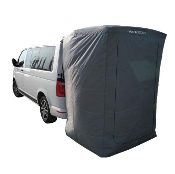 montiertes Heckzelt an einem VW T6
