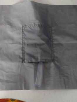 Detailansicht von Shclitz für den Duschschlauch