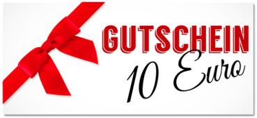 Warengutschein im Wert von 10 Euro