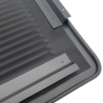 Detailansicht Moskitonetz auf der Rückseit