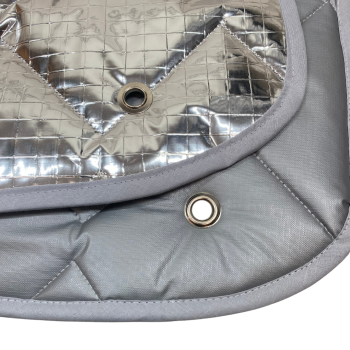 Detail Thermomatten innen grau / außen silber