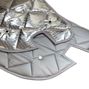 Detail Thermomatten innen grau / außen silber