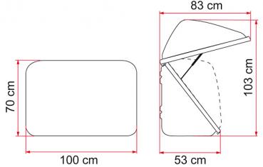 Fiamma Ultra Box 320 Gepäckbox für Fahrradträger 04147-01-