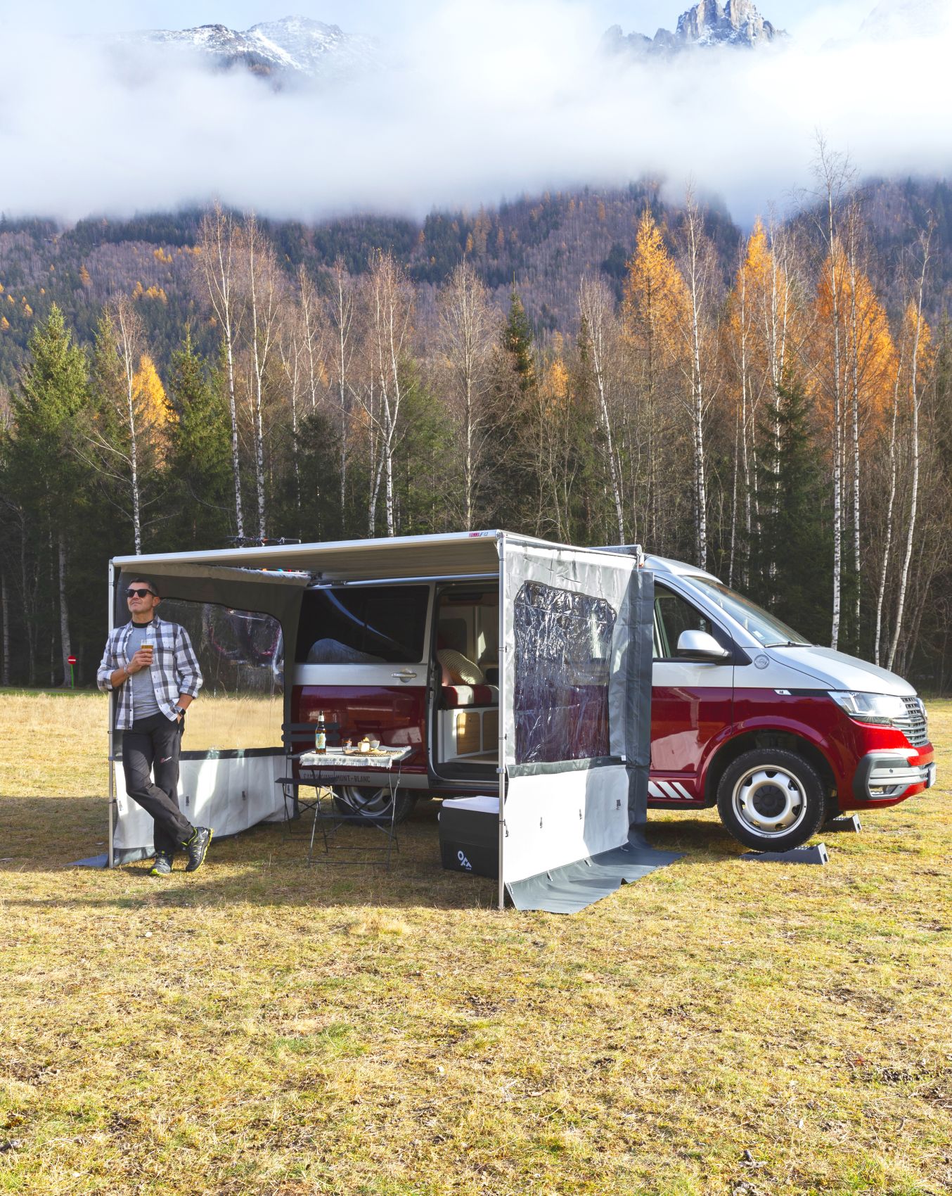 Fiamma Side W PRo Van F35pro Seitenteil bei Lila-Bus-Shop