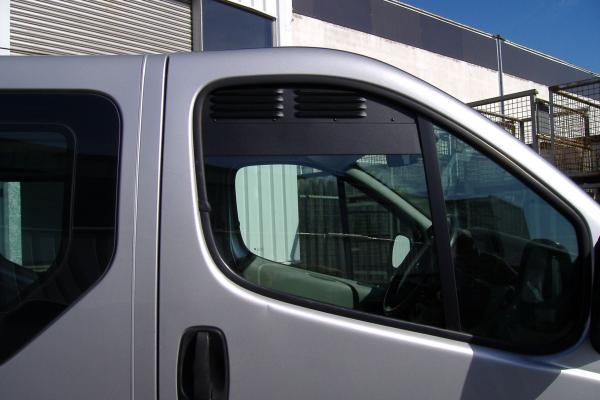 Lüftungsgitter Opel Vivaro B und Renault Trafic 3 - Schiebefenster links  und rechts, Lüftungsgitter, Air Vent, Fenster, Dachhaube, Heki,  Belüftung, Airvent, Camping-Shop