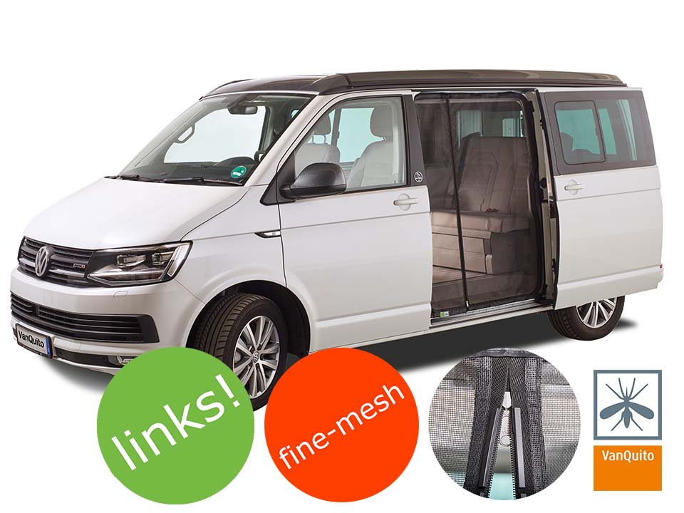 Moskitonetz für VW T5 / T6 Schiebetür