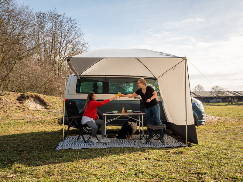 vw bulli zelt günstig BRUNNER Bus Vorzelt Beyond Van SUV Bus Busvorzelt Camping 3000 Wigo Zubehör MINNIE DRIVER and MORENA Size:50L