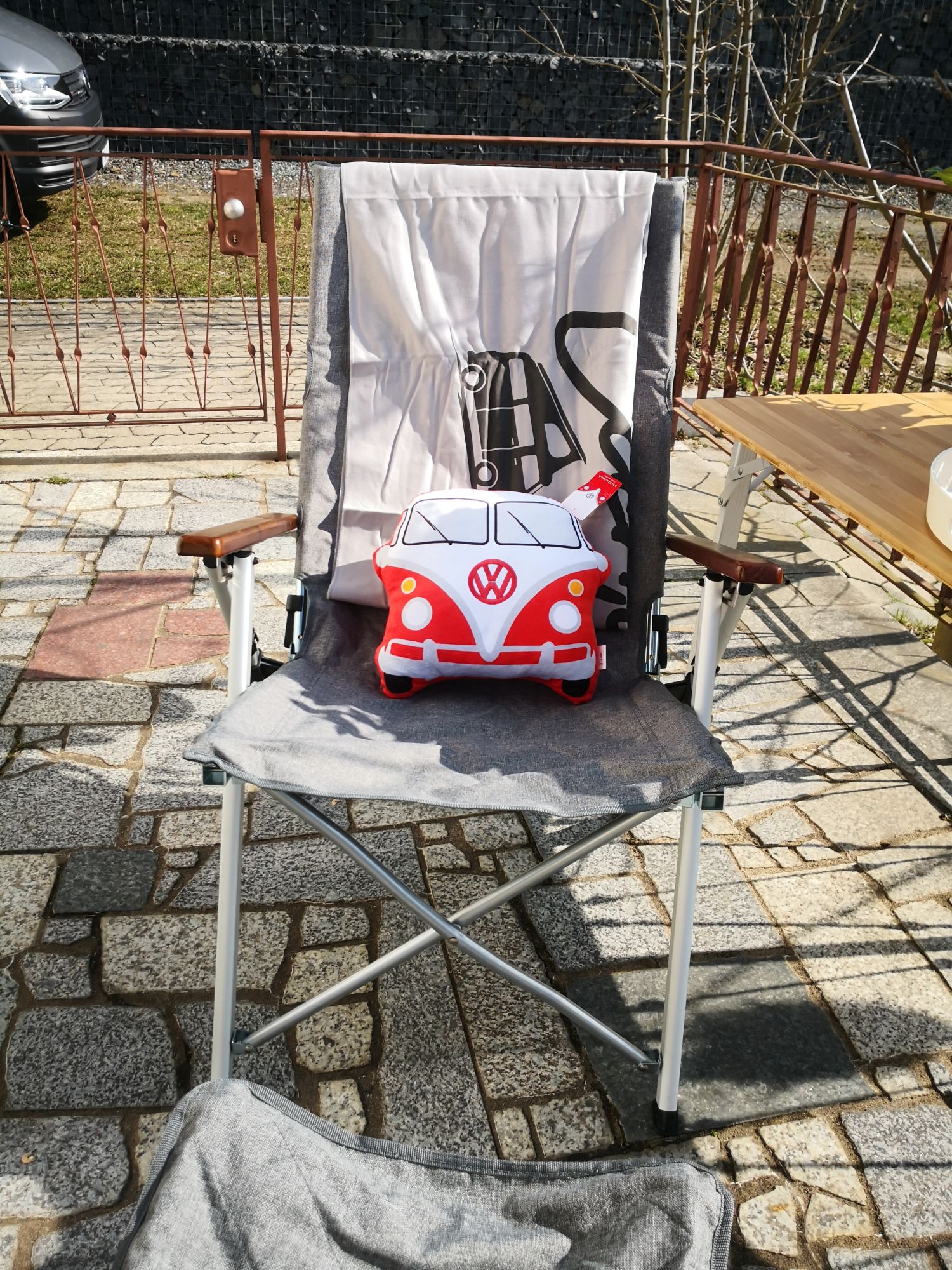 Faltstuhl Mit Verstellbarer Ruckenlehne