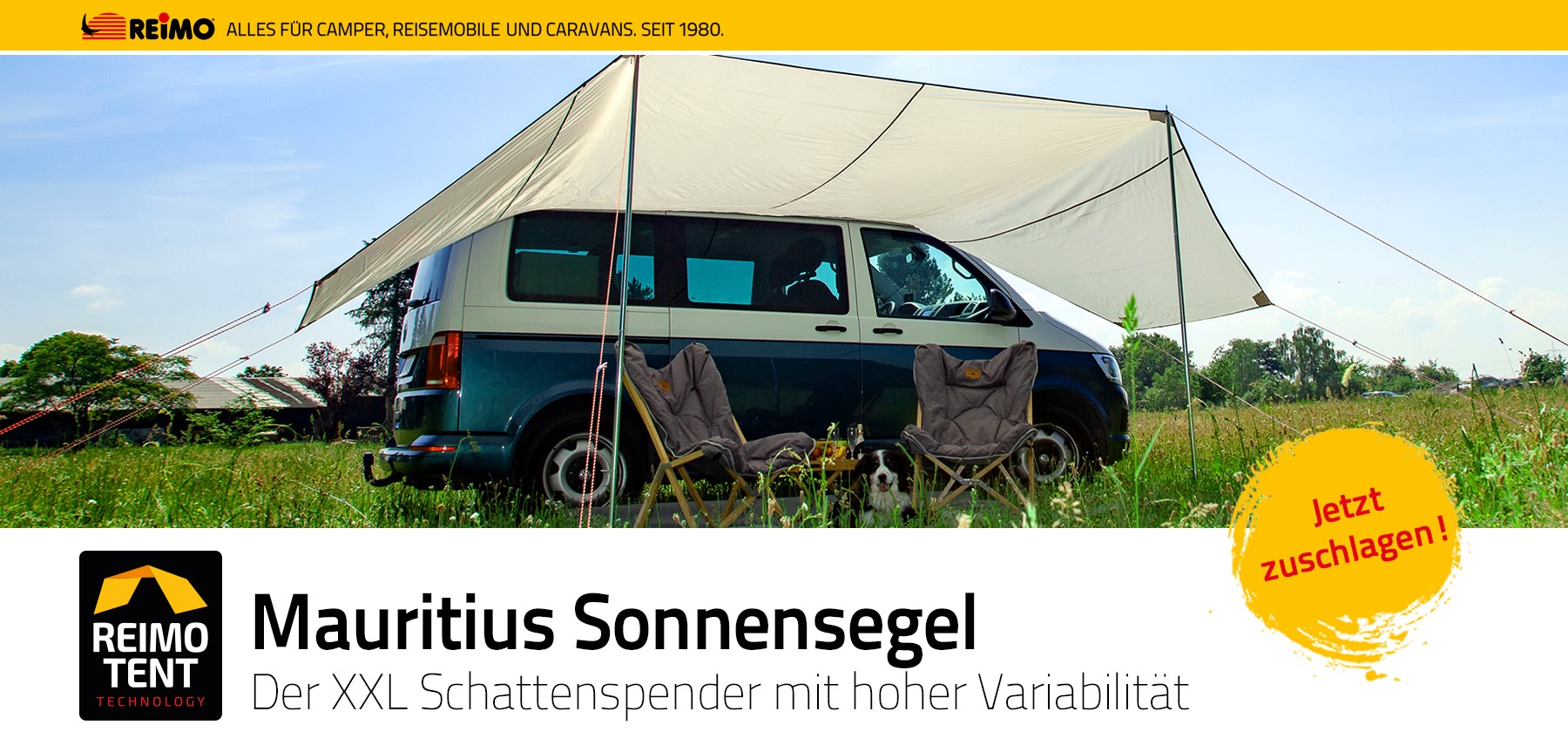 Sonnensegel mit Kederschiene VW, € 180,- (5400 Adneter Riedl