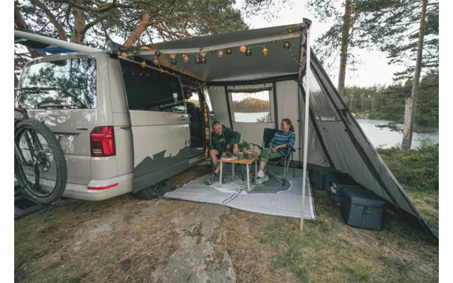 Maypole Broadway Heckklappenmarkise – Für Wohnmobile Mit Heckklappe/Scheunentor, Inkl. Bodenplane & Zubehör