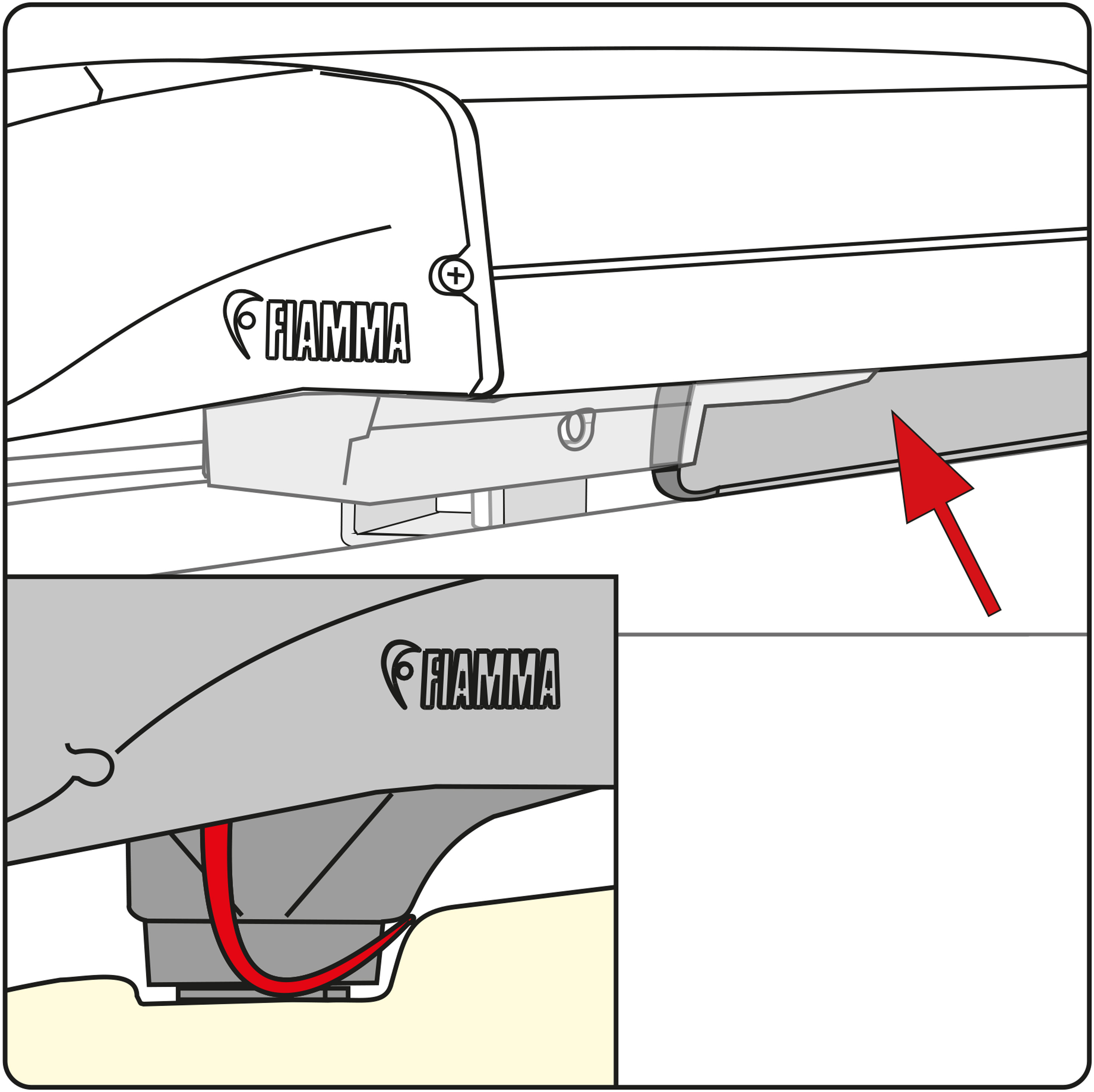 Fiamma Kit Rain Guard F40van #98655Z052 