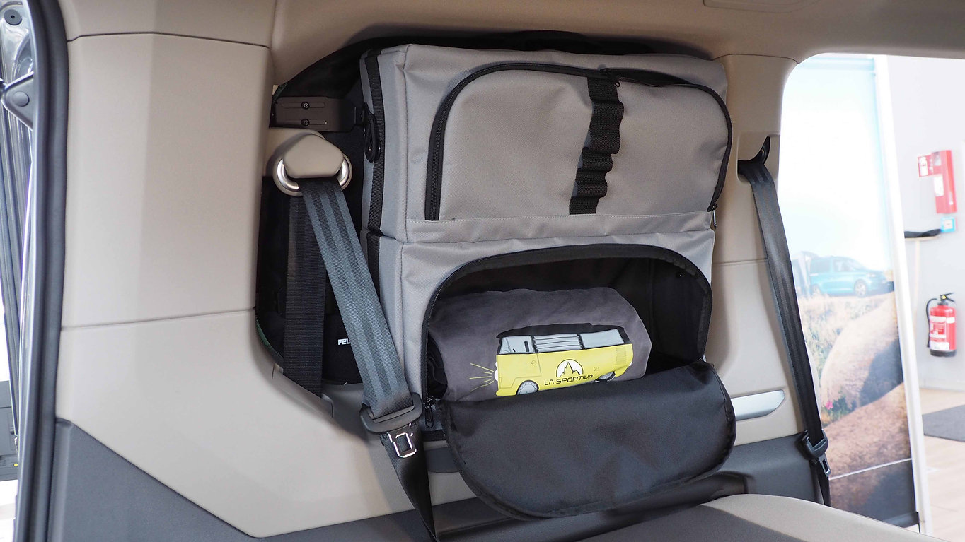 Packtaschen VW T7 KR in grau - für Fahrer- UND/ODER Beifahrerseite