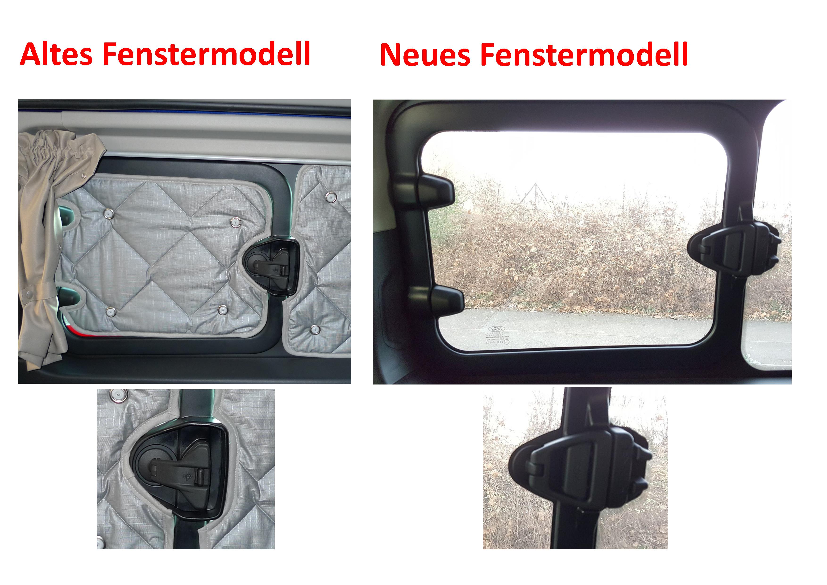 Thermomatten Ford Transit groß ab 2014 - hintere Fenster - L3