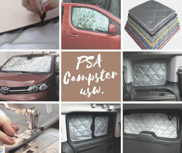 Thermomatten Premium Spacetourer/Campster/Vanster/Traveller/Crosscamp/ProAce Verso (nicht City)/Zafira Life Komplettset -  zum Konfigurieren