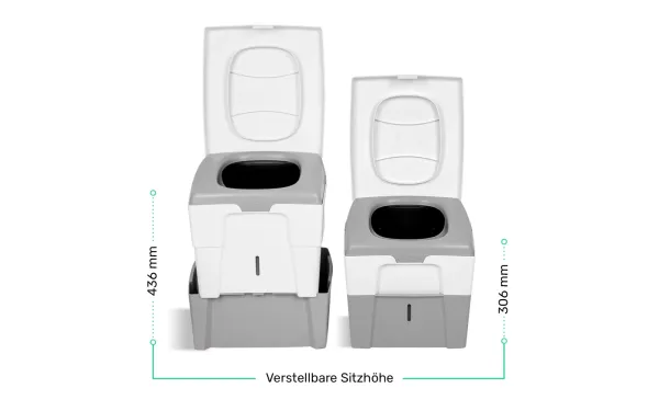 SKizze mit Maßen Trenntoilette