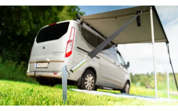 Sturmverspannung - zum Abspannen der Markise