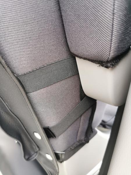 VanEquip Rücksitztasche / Rückenlehnentasche "Premium", schwarz