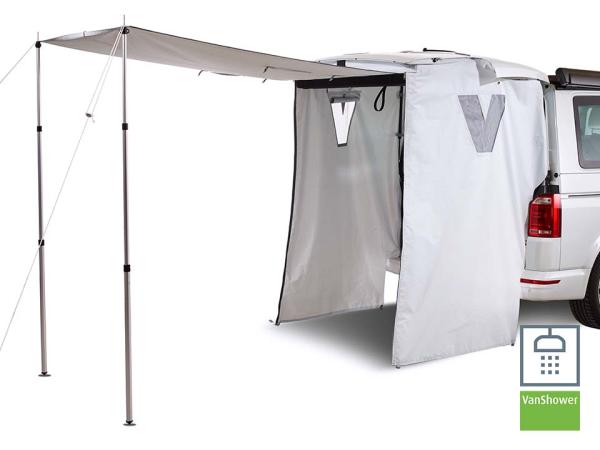 Heckzelt VanShower "Worker" für Volkswagen T4
