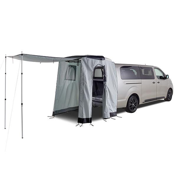 VanSpace Heckzelt Kombi für Citroen Spacetourer, Peugoet Traveller und Toyota Pro Ace ab BJ 2016 hellgrau
