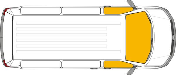 Thermomattenset 3-tlg. Fahrerhaus Caddy 5 ab 11/2020 / Ford Tourneo Connect ab 5/2022 Magnetbefestigung