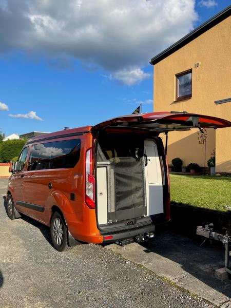 Insektenschutzgitter Moskitonetz Heckklappe Ford Nugget Custom (2014 - 09/2023) - PREMIUM