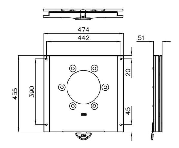 Drehkonsolen Fahrer- oder Beifahrerseite für Ford Transit Custom ab 2012 - 09/2023 + Ford Tranit MK8 ab 2014 mit TÜVbericht