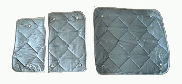 Thermomattenset PREMIUM Caddy Schiebetüren - Schiebefenster links (Fahrerseite) 2003 - 02/2020