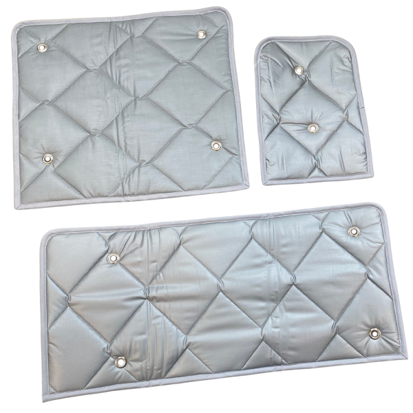 Thermomattenset Wohnraum Ford Nugget  6tlg. 2000 - 2013 ohne Schiebefenster Mitte Fahrerseite Premium