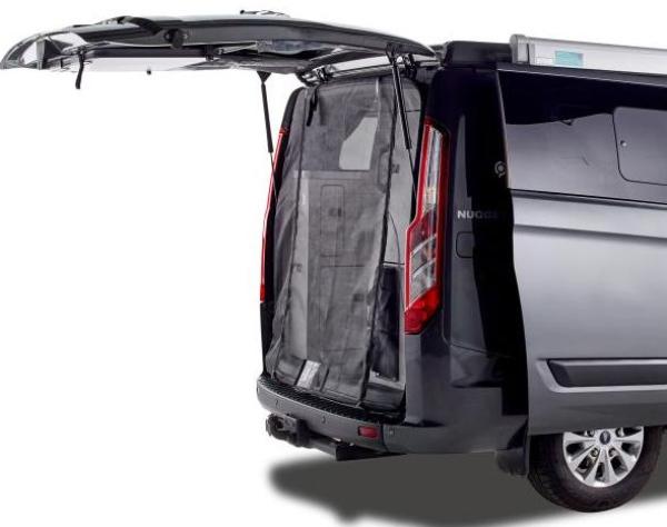 VanQuito Moskitonetz für Ford Custom V710 ab BJ 2023 / VW neuer Transporter Heckklappe