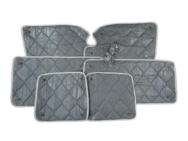Set: Thermomatten Komplettset 9-teilig Mercedes Vito / Viano 2004 - 2015 kurzer Radstand für Heckflügeltüren