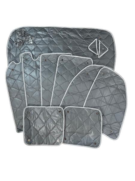 Thermomatten Komplettset 9-teilig Mercedes Vito / Viano 2004 - 2015 langer Radstand für Heckflügeltüren
