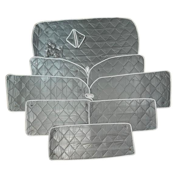 Thermomatten Standard Mercedes Vito / Viano Komplettset 8-teilig  2003 - 2014 extralang für Heckklappe