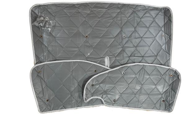 Set: Thermomatten Komplettset 8-teilig Citroen Berlingo / Peugeot Partner/Rifter / Opel Combo ab 2018 langer Radstand für Heckklappe