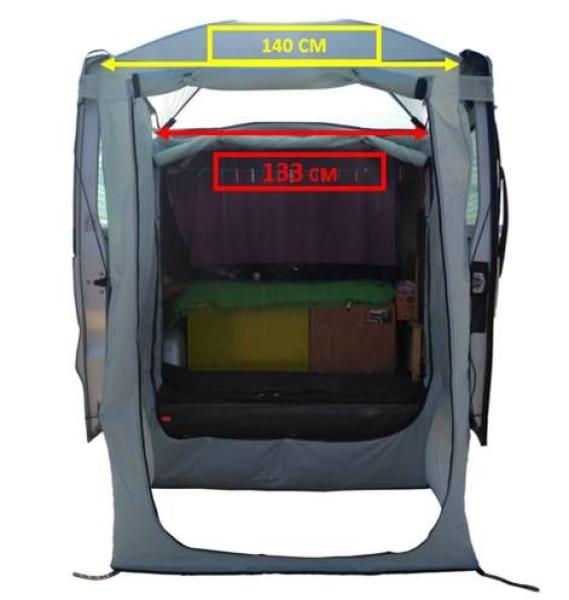 VANCABIN Heckzelt VW Bus T5 / T6 / T6.1 für Hecktüren