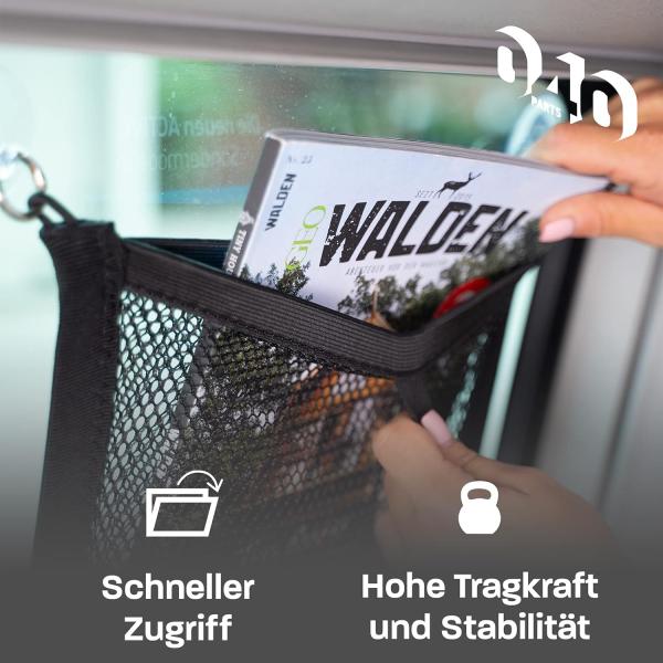 Aufbewahrungsnetz für Fenster (Saugnapfbefestigung)