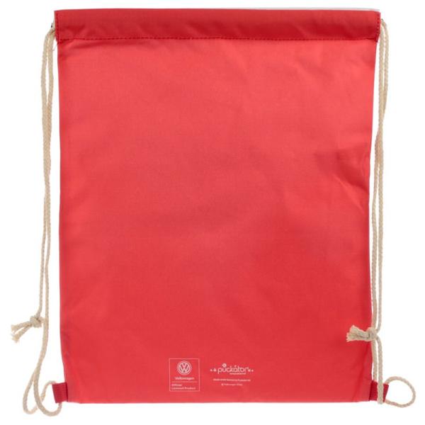 Volkswagen Bulli VW Bus T1 Roter Kordelzugbeutel Gymbag Rucksack