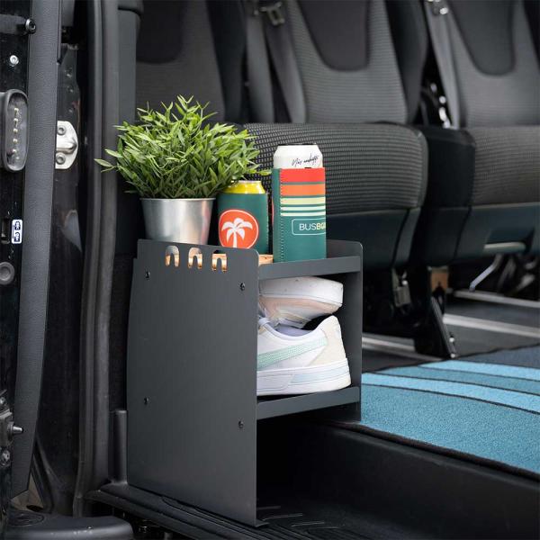 BusBoxx shoeBOXX Schuhaufbewahrung Schiebetür Beifahrerseite für Mercedes-Benz V-Klasse