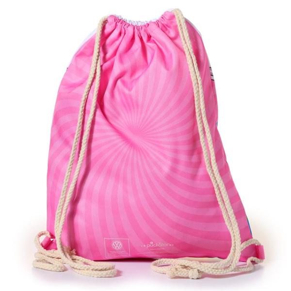Volkswagen Bulli VW Bus T1 Summer Love Kordelzugbeutel Gymbag Rucksack