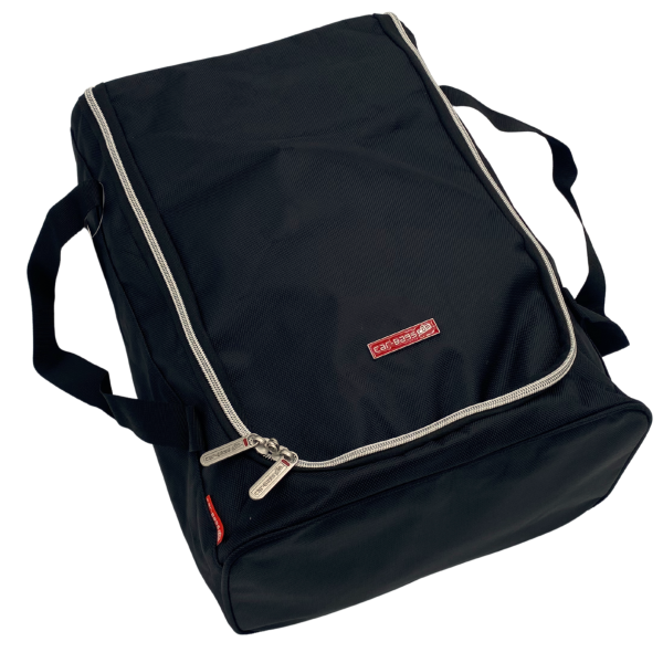 Schubladentasche im geschlossenen und befüllten Zustand