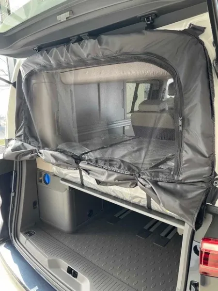 Felleisen Moskitonetz Heckklappe für VW neuer Multivan / California T7