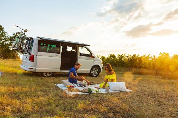 Markise Fiamma F40van am Fahrzeug montiert