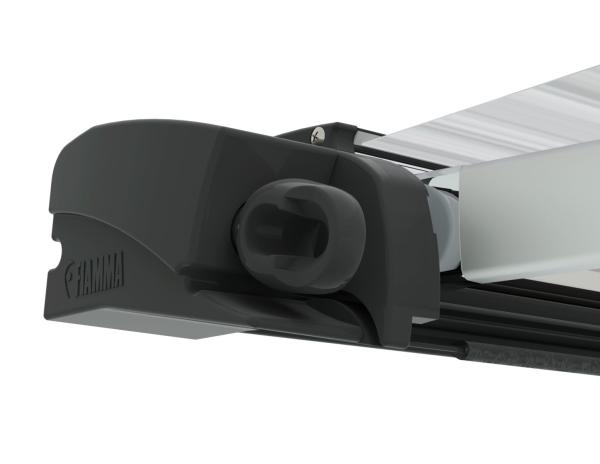 Fiamma Markise F40van Detailansicht von der Aufhängung der Kurbel