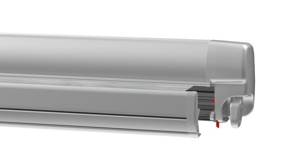 Fiamma Markise F45s Detailansicht vom Gehäuse