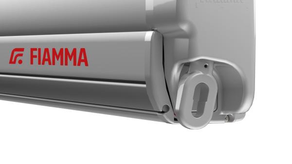 Fiamma Markise F45s Detailansicht von der Aufhängung der Kurbel