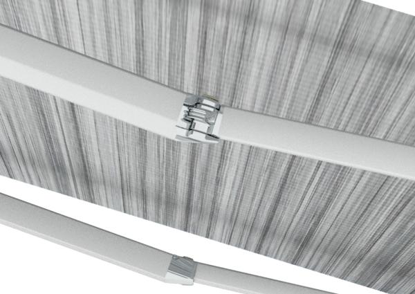 Fiamma Markise F45s Detailansicht von den Gelenkarmen