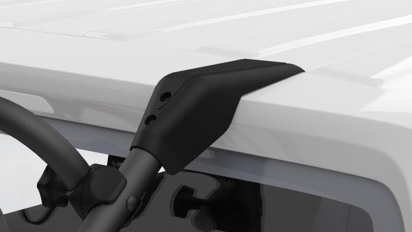 Angebrachtes Carry Bike T5 Pro Detailansicht