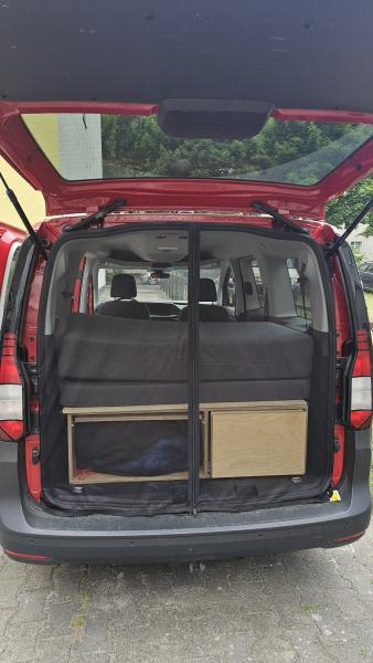 Moskitonetz, Insektenschutzgitter Caddy 5 Heckklappe, Magnetbefestigung